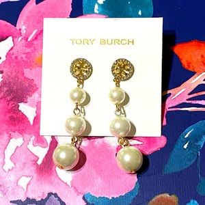 Tory Burch Pearl Earrings